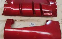 Накладка кабины правая комплект 2 шт красная HOWO T5G/C7H SITRAK 812W62410-6030