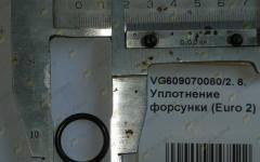 Прокладка форсунки D=23, d=17 (Euro 2) VG609070080