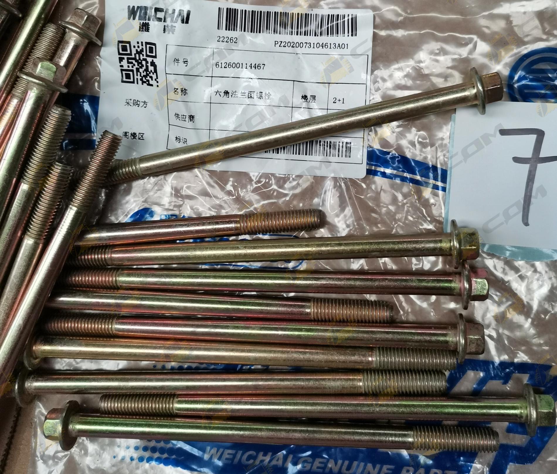 Болт WD10 612600114467